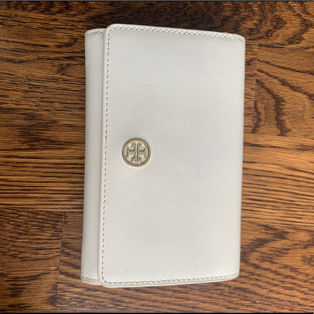 White with gold hardware crossbody TORY BURCH